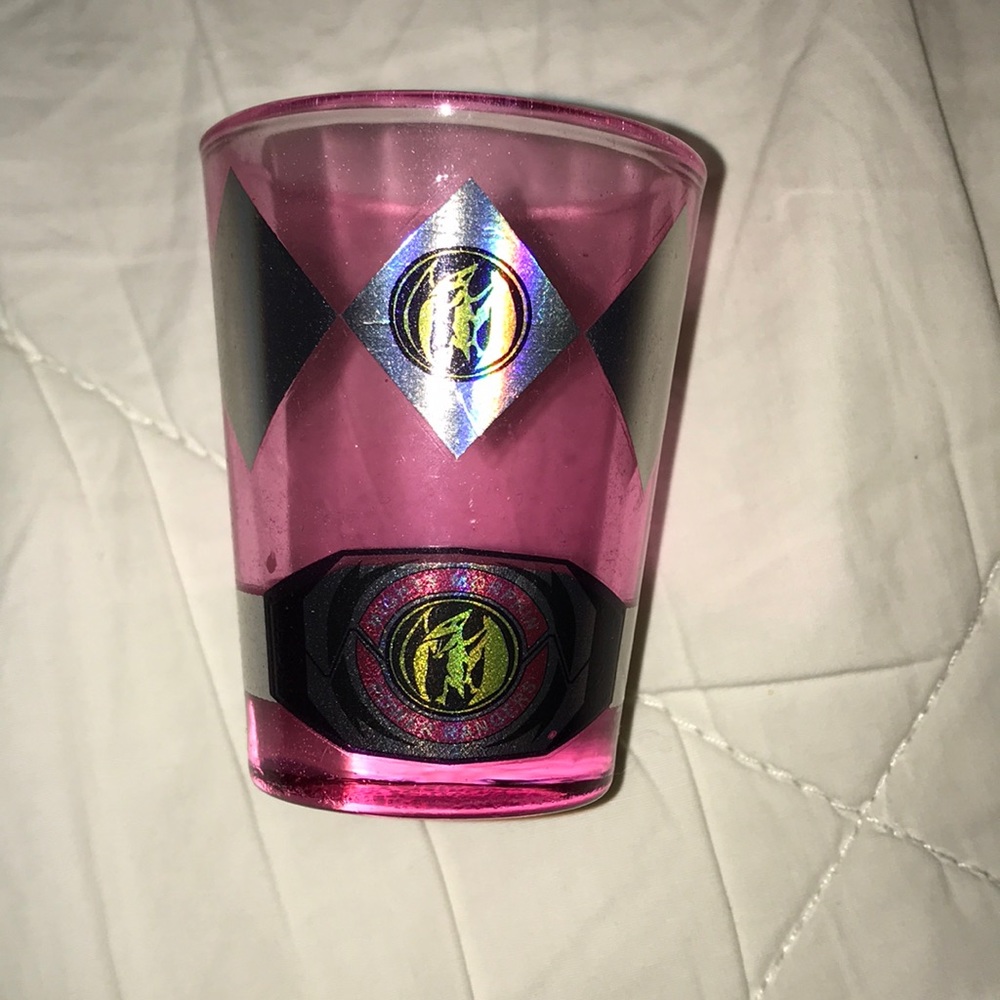 Pink Power Ranger Shot Glass